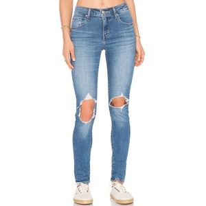 Levi’s 721 High-Rise Skinny • Rugged Indigo